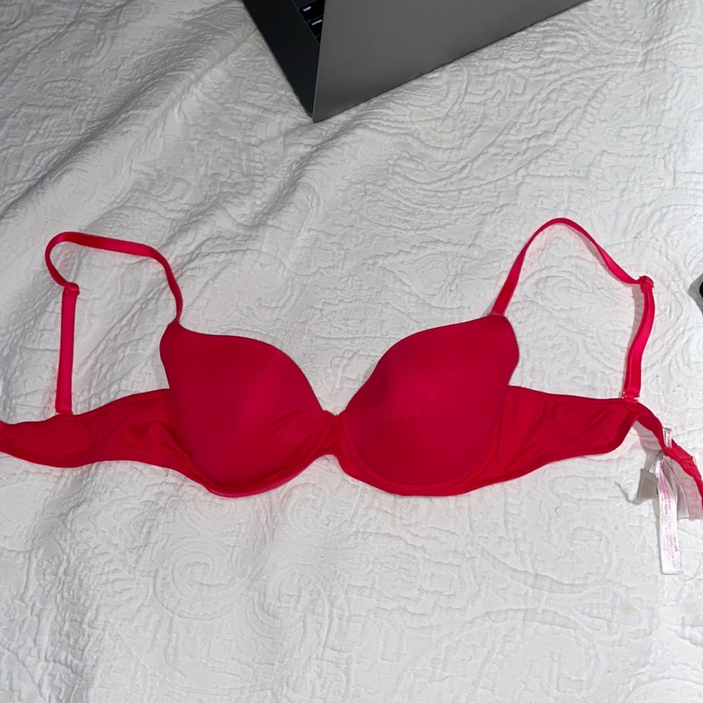Red PINK Victoria secret bra